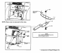Bag-N-Wagon Adapter Diagram and Parts List for 7061089  Snapper Lawn Tractor Accessories