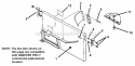 Grass Catcher Mount (Pro 700 Walk-Behind) Diagram and Parts List for 7061110  Snapper Lawn Tractor Accessories