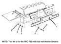 Front Ballast - For Sulky (Pro 736) Diagram and Parts List for 7061194  Snapper Lawn Tractor Accessories