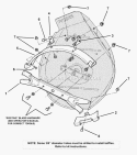 30 Recycling Diagram and Parts List for 7061254  Snapper Lawn Tractor