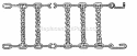 Part Location Diagram of 7060609YP Briggs and Stratton Tire chain kit