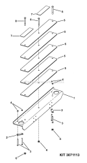 Part Location Diagram of 3046992YP Murray BAR CLAMP