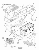 Part Location Diagram of 7063035YP Murray DEBRIS SHIELD KIT HO
