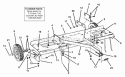 Dethatcher 40 Diagram and Parts List for 7061912  Snapper Lawn Tractor