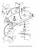 42 Mower Deck Assembly Diagram and Parts List for 7063023  Snapper Lawn Tractor Accessories