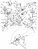 Rails Lift Arms Cam Lift Diagram and Parts List for 7063023  Snapper Lawn Tractor Accessories