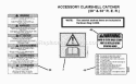 Decals Diagram and Parts List for 7063125  Snapper Lawn Tractor