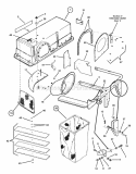 Catcher Group Diagram and Parts List for 7063156  Snapper Lawn Tractor