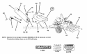 Chute Group Diagram and Parts List for 7063281  Snapper Lawn Tractor