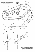 Accessory 48 Baffle Kit Diagram and Parts List for 7063305  Snapper Lawn Tractor Accessories