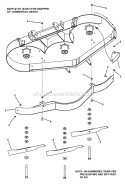 Part Location Diagram of 7075751BZYP Murray BLADE 18 COMM. WITH