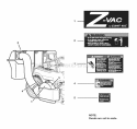 Decal Group Diagram and Parts List for 7063313  Snapper Lawn Tractor Accessories