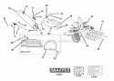 Chute Group Diagram and Parts List for 7063318  Snapper Lawn Tractor
