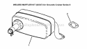 Grounds Cruiser Muffler Kit Diagram and Parts List for 7063337  Snapper Lawn Tractor Accessories