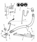 Part Location Diagram of 80003518 Snapper Bolt, 1/4-20 X 3/4 Square Neck Carriage, Gr5