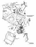 Covers Engine Diagram and Parts List for 7080426  Snapper Snow Blower