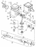 Gear Box  U-Joint Diagram and Parts List for 7060370  Snapper Lawn Tractor Accessories