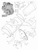 Part Location Diagram of 7049941 Snapper Tine Structure, L.H.