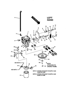Part Location Diagram of 7075919 Snapper Bracket, Filter