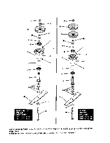 Deck spindle Diagram and Parts List for 85673  Snapper Lawn Mower