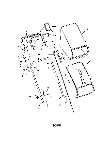 Handles/controls Diagram and Parts List for 130371210  Snapper Lawn Mower