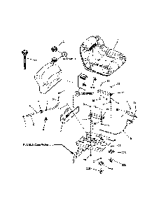 Fuel tank/seat Diagram and Parts List for 301223BVE  Snapper Lawn Mower