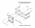 Snapper Z-Vac Clamshell Catcher Mount Group Diagram and Parts List for 7600005  Snapper Lawn Tractor Accessories