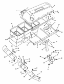 Cover  Triple Bag Group Diagram and Parts List for 7600029  Snapper Lawn Tractor Accessories
