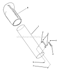 Part Location Diagram of 7102423YP Murray TUBE, Grass Catcher, 46