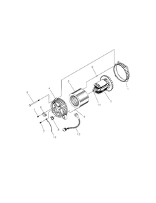 Alternator Diagram and Parts List for 030214  Snapper Generator