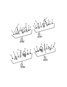 Height-Of-Cut Diagram and Parts List for 7800264 SPV22675HWFC Snapper Lawn Mower