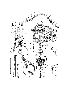 Engine Diagram and Parts List for SPE361  Snapper Lawn Mower