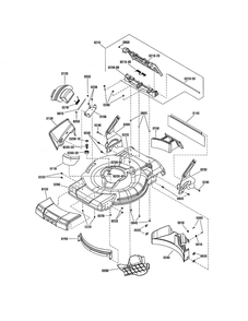 Deck - 22 Inch Rwd Diagram and Parts List for 7800829 SPXV22725 Snapper Lawn Mower