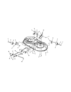 Height Adjustment/Roller Bar 1 Diagram and Parts List for ELT2044 2690594 Snapper Lawn Tractor