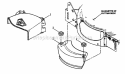 Side Chute Adapter Diagram and Parts List for 82355  Snapper Lawn Mower
