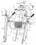 Part Location Diagram of 7028189 Snapper Grip, Handle