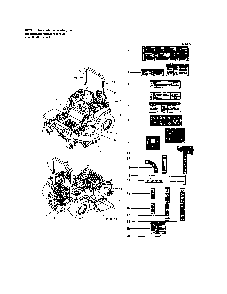 Decals-safety/information Diagram and Parts List for 5900693  Snapper Lawn Mower