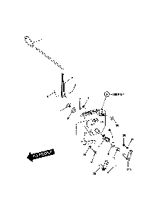 Gear shifter Diagram and Parts List for 301223BVE  Snapper Lawn Mower