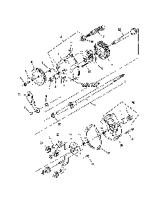 Transmission (differential) Diagram and Parts List for NFR216012  Snapper Lawn Mower