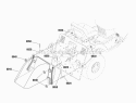 Rear Deflector Diagram and Parts List for 885654  Snapper Lawn Tractor Accessories