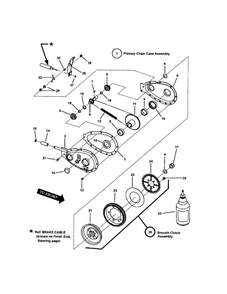 Part Location Diagram of 7011086 Snapper Washer, Nylon Thrust