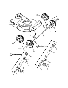 Part Location Diagram of 7015761 Snapper SHOULDER BOLT, 5/16-18