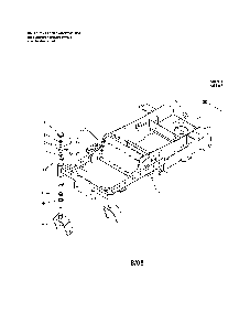 Main frame/front caster Diagram and Parts List for 5900743  Snapper Lawn Mower