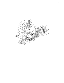 Housing/Fuel Tank Diagram and Parts List for 01660-0  Snapper Generator