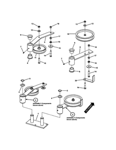 Part Location Diagram of 7023556 Snapper BUSHING, Flange