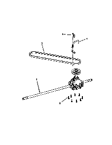 Transmission (22") Diagram and Parts List for 130371210  Snapper Lawn Mower