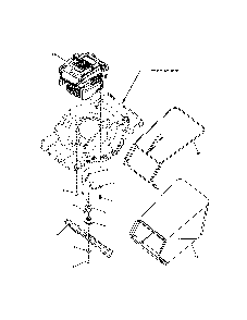Part Location Diagram of 128T05-0110-B1 Snapper * ENGINE, B&S, 700 Series, Quantum, ES