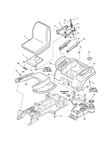 Part Location Diagram of 1725019 Snapper Seat, 15 Back
