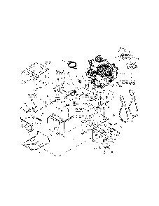 Engine/frame Diagram and Parts List for 130887260  Snapper Snow Blower