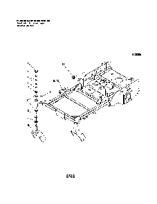 Main frame Diagram and Parts List for 5900693  Snapper Lawn Mower